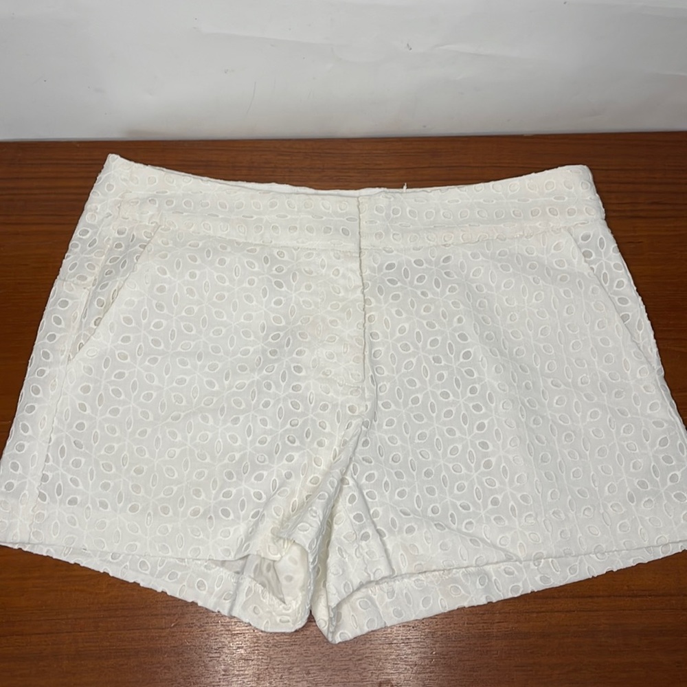 Peter Som white eyelet shorts size 2